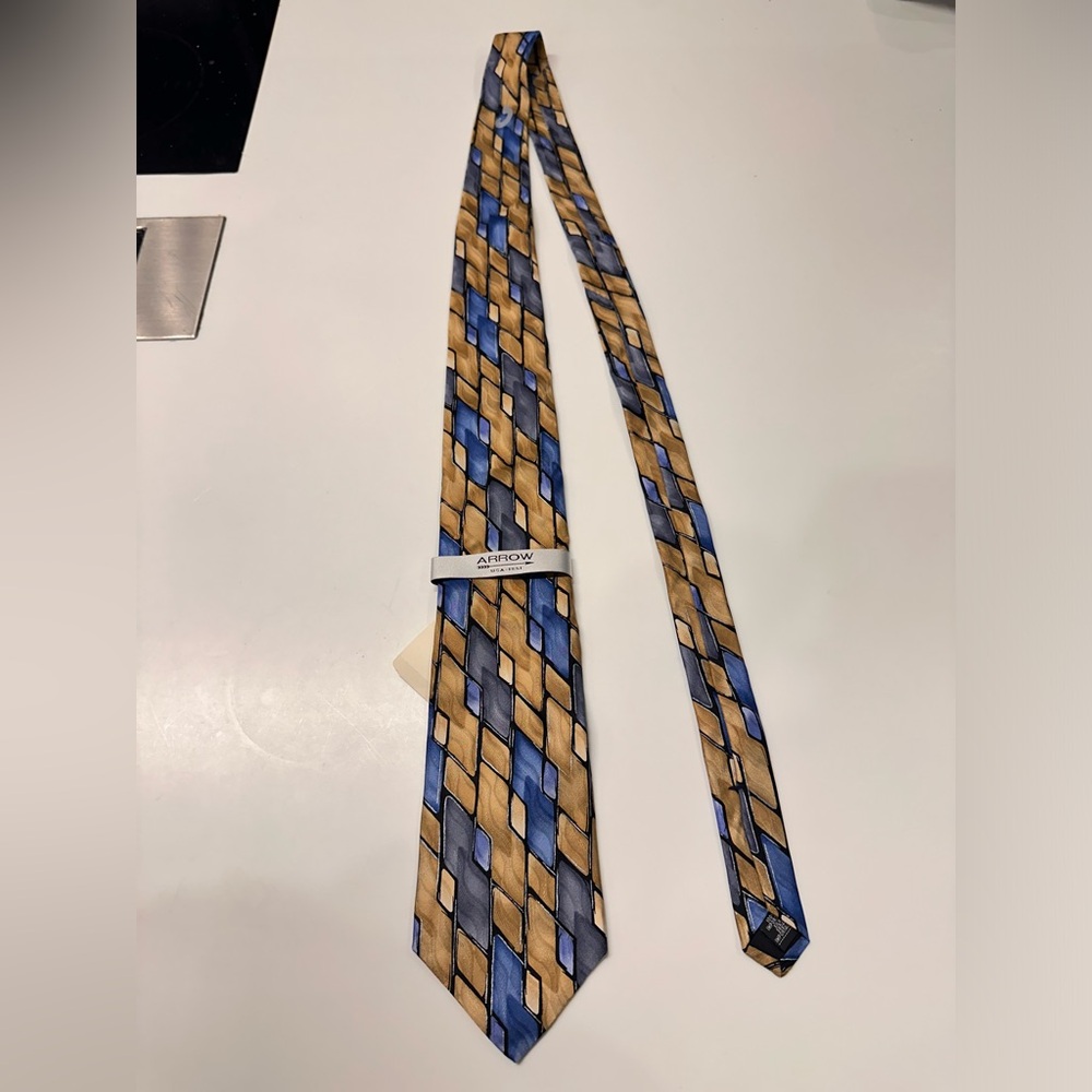 Arrow Blue and Brown Men's Tie